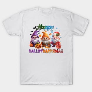 Happy Hallothanksmas Gnomes #5 T-Shirt